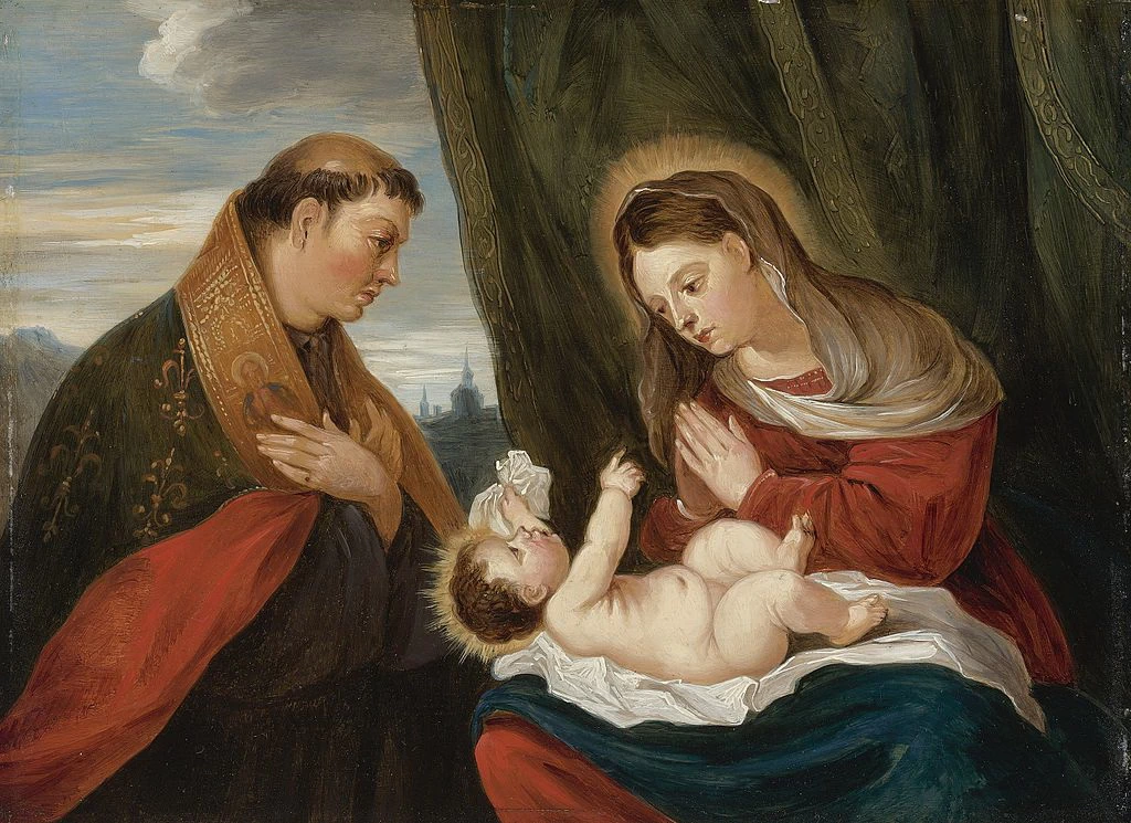 Madonna col Bambino e san Luigi da Toulouse